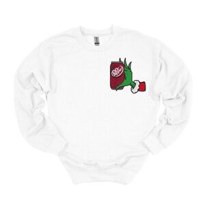 Embroidered Dr Peoper Grinch Sweatshirt